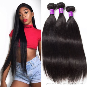 Grade 8A Straight Hair Bundles Full Cuticle Aligned Remy Human Steam Processed Virgin Hair